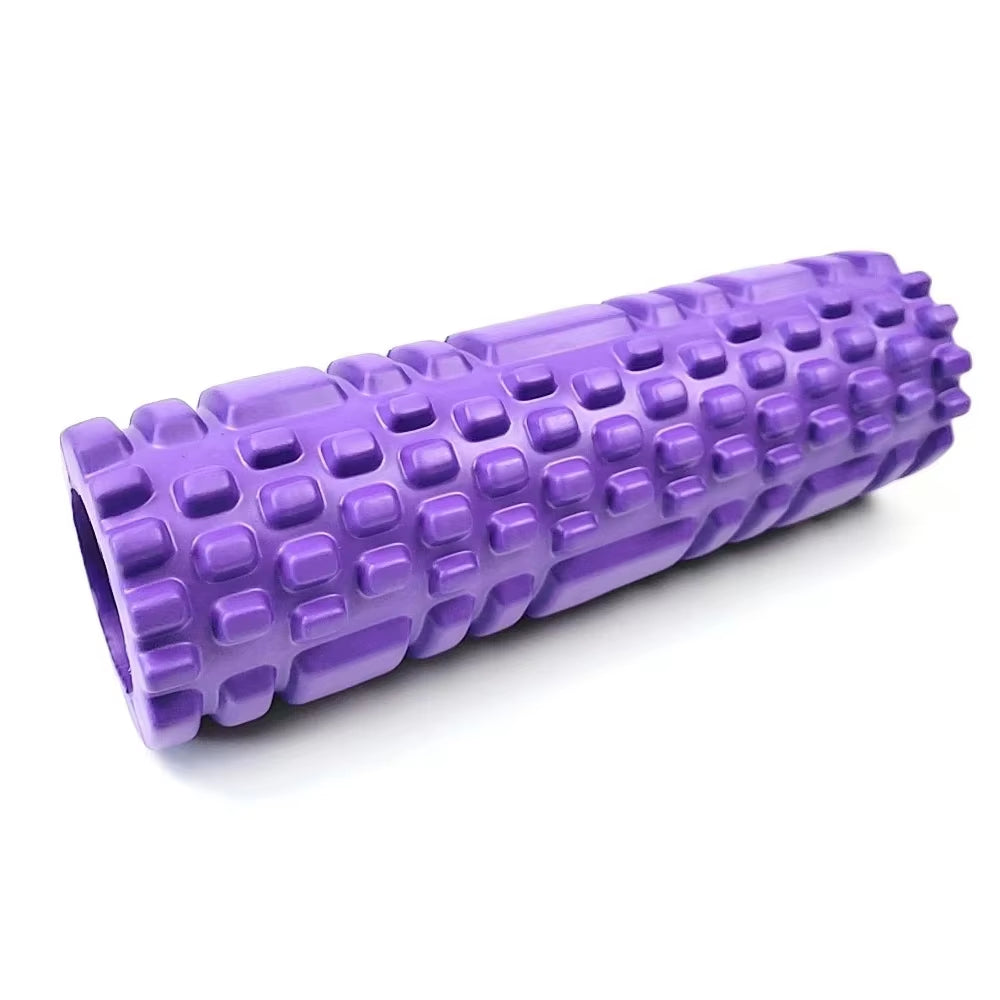 30Cm Yoga Column Foam Fitness Muscle Training Pilates Sports Massage Foam Roller Grid Trigger Point Therapy Home Gym Exercise