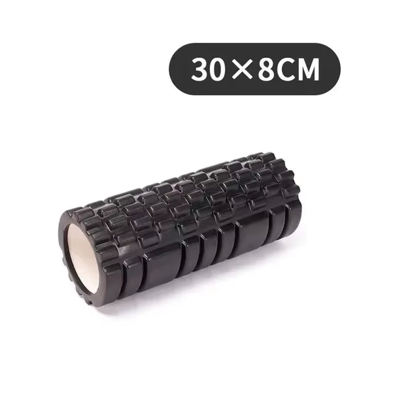 30Cm Yoga Column Foam Fitness Muscle Training Pilates Sports Massage Foam Roller Grid Trigger Point Therapy Home Gym Exercise